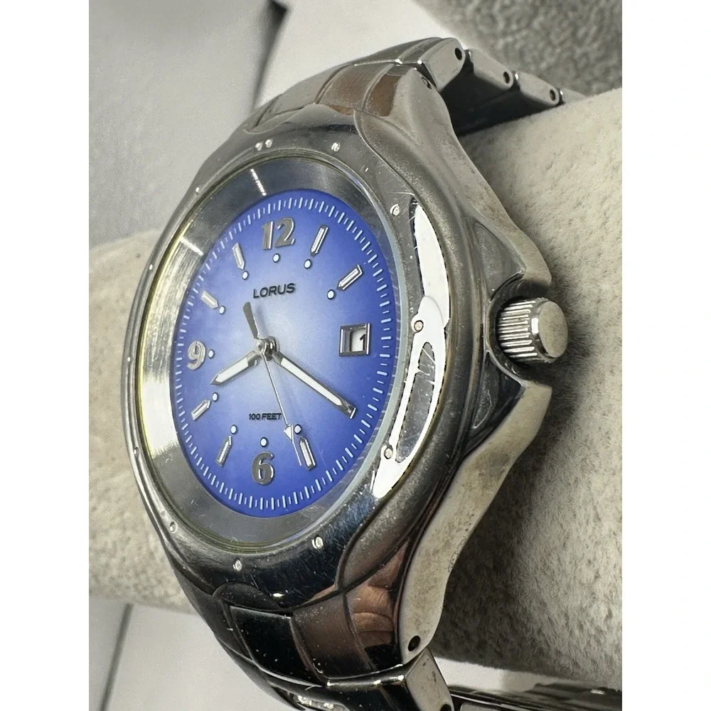 Lorus LR0942 New Battery Mens Watch Rare‎ 42MM 6.5